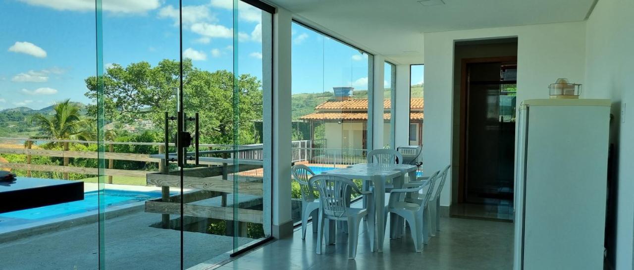 Recanto Brenda - Casa Luxo Capitolio Com Vista Pro Lago, Escarpas E Morrochapeu Zewnętrze zdjęcie